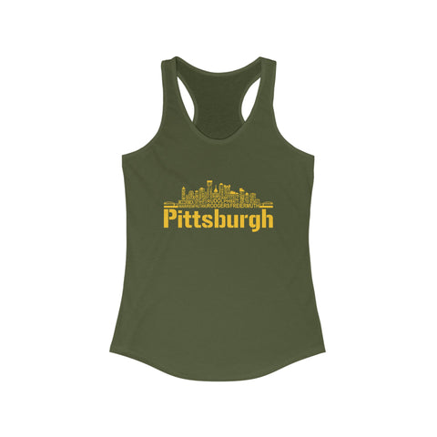 Pittsburgh Football Team Names - Women's Tang Top