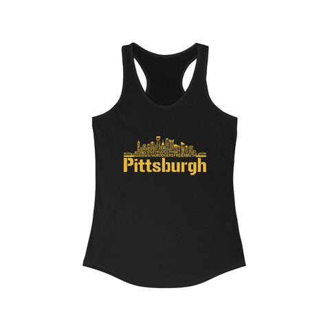 Pittsburgh Football Team Names - Women's Tang Top