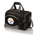 Pittsburgh Steelers - Malibu Picnic Basket Cooler  Picnic Time Family of Brands Black  