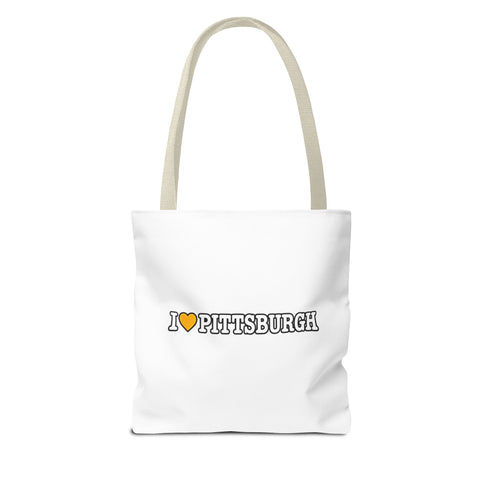 Pittsburgh Love Tote Bag — I  Pittsburgh Canvas Tote