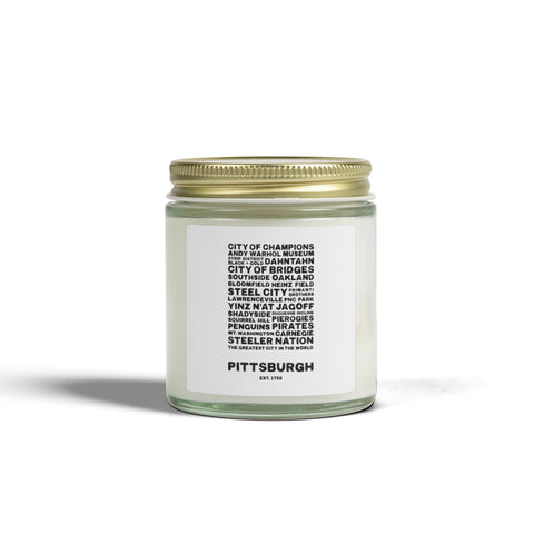 Pittsburgh Profile Scented Candle — Coconut Apricot Wax (4oz & 9oz)