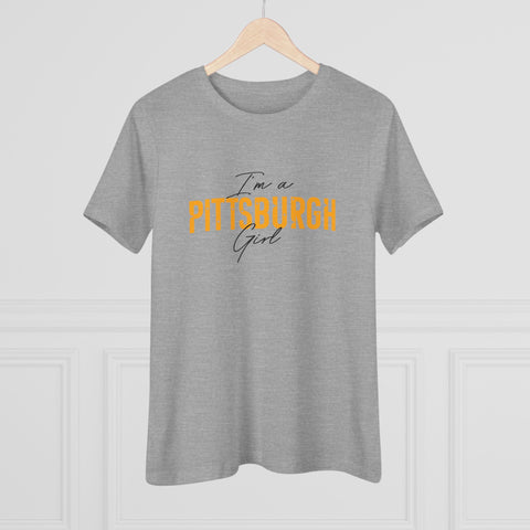 I'm a Pittsburgh Girl - Star Design - Women's Premium Tee