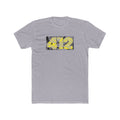 412 Map - Cotton Tee T-Shirt Printify Heather Grey S 