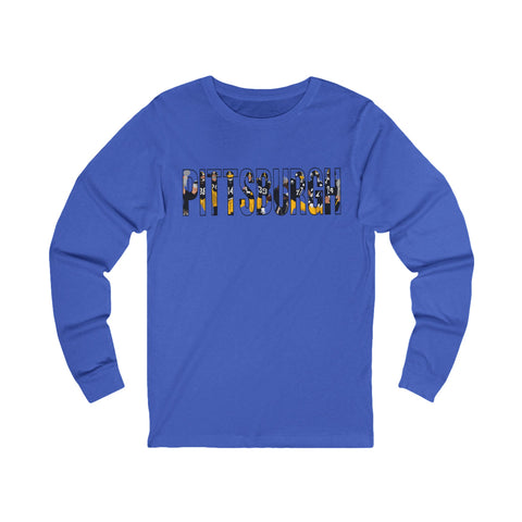 Pittsburgh Football Players - Unisex Long Sleeve Tee