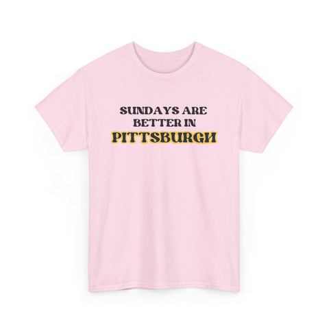 Pittsburgh Sundays - Unisex Heavy Cotton Tee
