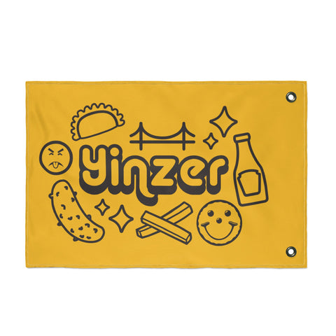 Yinzer Collage - Double Sided Flag