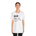 Pittsburghese Definition Series - Mum - Short Sleeve Tee T-Shirt Printify   