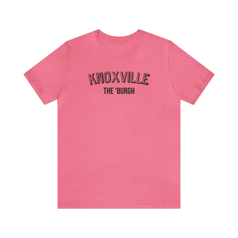 Knoxville  - The Burgh Neighborhood Series - Unisex Jersey Short Sleeve Tee T-Shirt Printify Charity Pink M 