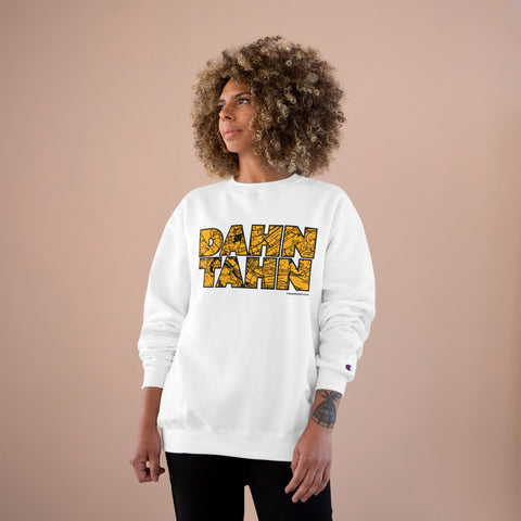 Dahntahn Map - Champion Crewneck Sweatshirt Sweatshirt Printify   