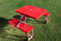 Ohio State Buckeyes - Picnic Table Portable Folding Table with Seats  Picnic Time Family of Brands   