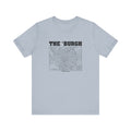 The 'Burgh Retro Map   - Short Sleeve Tee T-Shirt Printify Light Blue S 