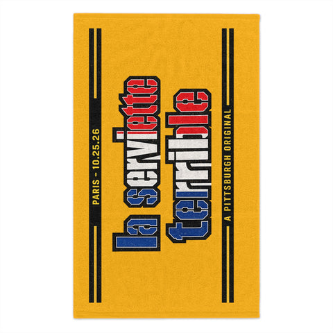 Pittsburgh Steelers French Flag Towel – "La Serviette Terrible"