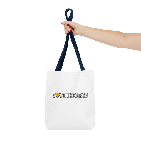 Pittsburgh Love Tote Bag — I  Pittsburgh Canvas Tote