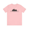 Pittsburgh Downtown Skyline Simplistic Design T-Shirt  - Unisex bella+canvas 3001 T-Shirt Printify Pink S 