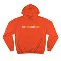 The Four One Two - Area Code - Champion Hoodie Hoodie Printify Orange S 