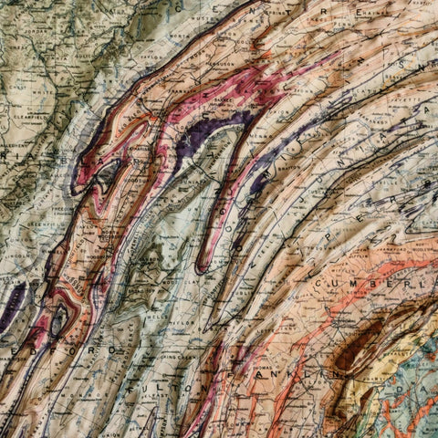 3D Raised Relief Map Pennsylvania – Framed Walnut, Topographic Terrain Artwork 3D - YinzerShop