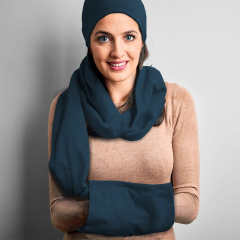 4 in 1 Scarf | Penn State University Jimmy Bean Unisex Winter Accessory with Pocket Scarf - YinzerShop
