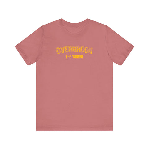 Overbrook - The Burgh Neighborhood Series - Unisex Jersey Short Sleeve Tee T-Shirt Printify Mauve S 