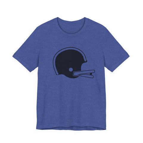 Classic Retro Football Helmet - Unisex Jersey Short Sleeve Tee