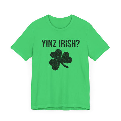 Irish Pittsburgher Yinz Irish Short Sleeve T-Shirt  - Unisex bella+canvas 3001