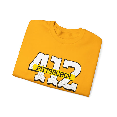 412 Pittsburgh - Heavy Blend™ Crewneck Sweatshirt