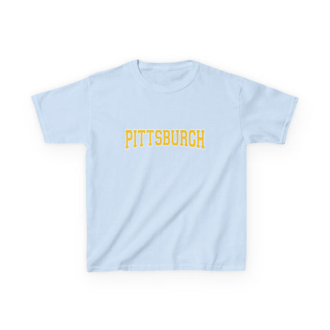 Pittsburgh Varsity Letters Kids Graphic T-Shirt