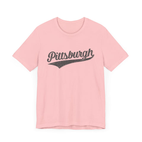 Pittsburgh Varsity Retro - Bella+Canvas 3001 T-Shirt