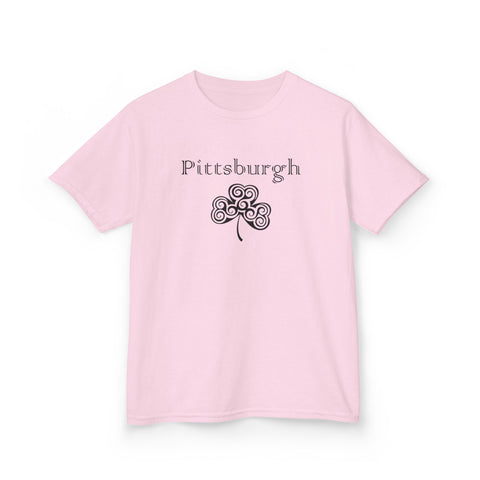 Pittsburgh Irish Clover - Kids Graphic T-Shirt