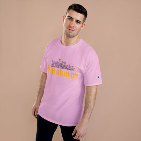 Pittsburgh Football Team Names - Champion T-Shirt