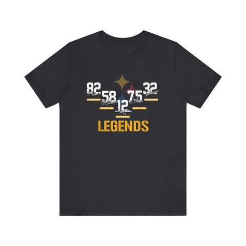 Pittsburgh Football Legends - Unisex Jersey Short Sleeve Tee