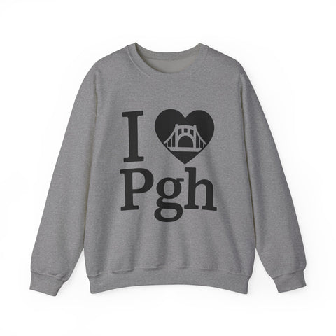 I Love PGH - Heavy Blend™ Crewneck Sweatshirt