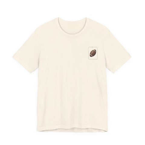Benchwarmer Dog Football T‑Shirt — "Benched Again Somehow" Graphic Tee