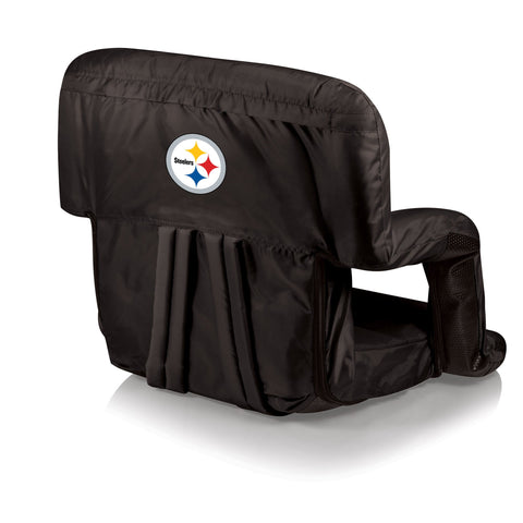 Pittsburgh Steelers - Ventura Portable Reclining Stadium Seat  Picnic Time Family of Brands   