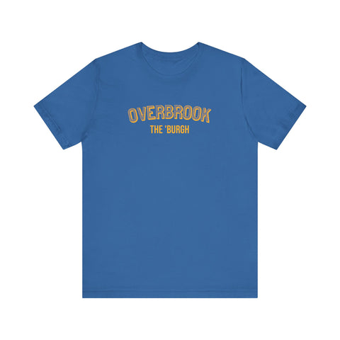 Overbrook - The Burgh Neighborhood Series - Unisex Jersey Short Sleeve Tee T-Shirt Printify Columbia Blue XS 