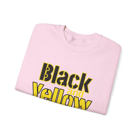 Pittsburgh Black and Yellow - Heavy Blend™ Crewneck Sweatshirt