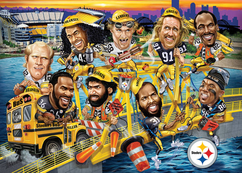 Pittsburgh Steelers - All Time Greats 500 Piece Puzzle Jigsaw Puzzles Masterpieces Puzzles