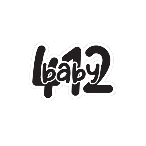 412 Baby - Kiss-Cut Stickers Paper Products - YinzerShop