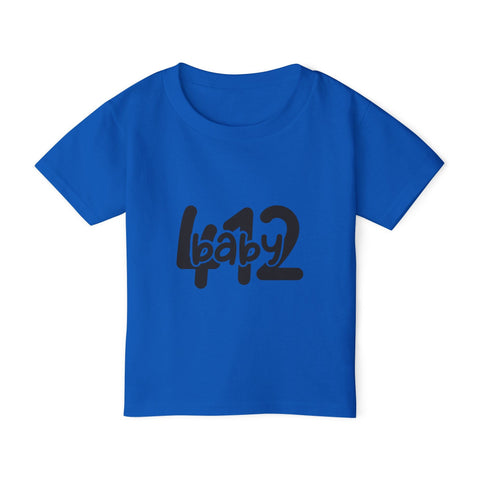 412 Baby Toddler Cotton T-Shirt – Soft Durable Kids Cotton Shirt for Playtime Kids Apparel - YinzerShop