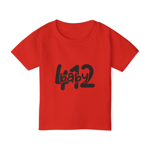 412 Baby Toddler Cotton T-Shirt – Soft Durable Kids Cotton Shirt for Playtime Kids Apparel - YinzerShop