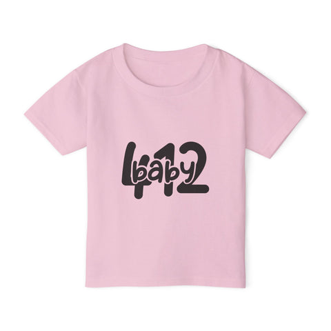 412 Baby Toddler Cotton T-Shirt – Soft Durable Kids Cotton Shirt for Playtime Kids Apparel - YinzerShop