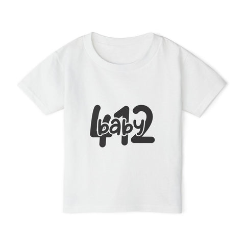 412 Baby Toddler Cotton T-Shirt – Soft Durable Kids Cotton Shirt for Playtime Kids Apparel - YinzerShop