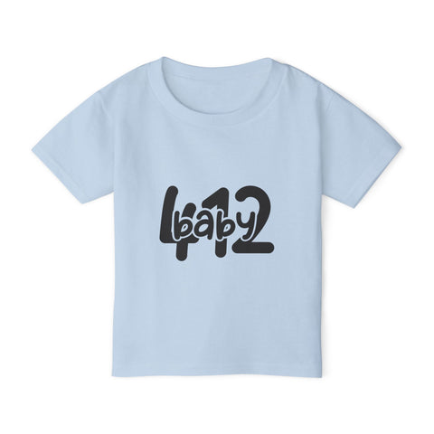 412 Baby Toddler Cotton T-Shirt – Soft Durable Kids Cotton Shirt for Playtime Kids Apparel - YinzerShop