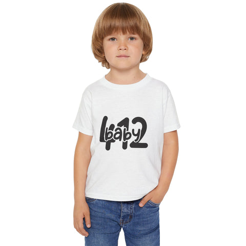 412 Baby Toddler Cotton T-Shirt – Soft Durable Kids Cotton Shirt for Playtime Kids Apparel - YinzerShop