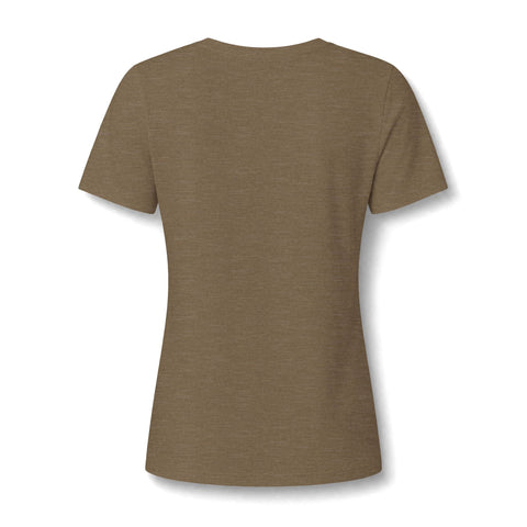 412 Bold Vertical Number Women's V-neck Tshirt — Minimalist Monochrome Graphic T-Shirt T-Shirt - YinzerShop