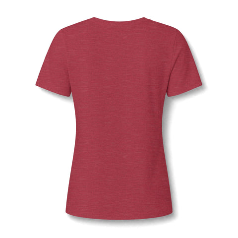 412 Bold Vertical Number Women's V-neck Tshirt — Minimalist Monochrome Graphic T-Shirt T-Shirt - YinzerShop
