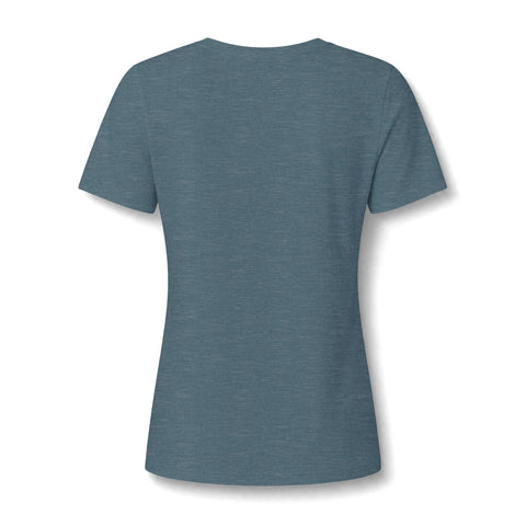 412 Bold Vertical Number Women's V-neck Tshirt — Minimalist Monochrome Graphic T-Shirt T-Shirt - YinzerShop