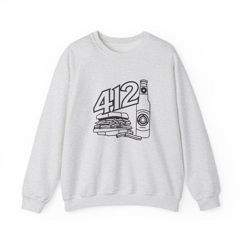 412 Icon - Gildan 18000 Heavy Blend™ Crewneck Sweatshirt Sweatshirt - YinzerShop