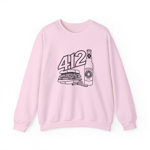 412 Icon - Gildan 18000 Heavy Blend™ Crewneck Sweatshirt Sweatshirt - YinzerShop