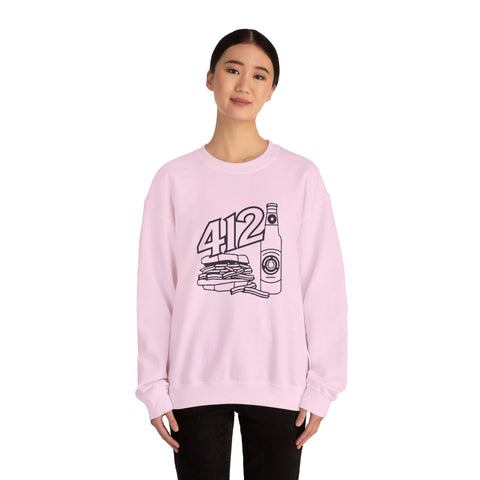 412 Icon - Gildan 18000 Heavy Blend™ Crewneck Sweatshirt Sweatshirt - YinzerShop
