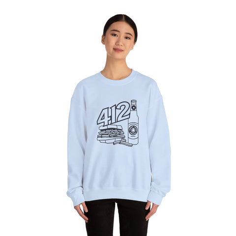 412 Icon - Gildan 18000 Heavy Blend™ Crewneck Sweatshirt Sweatshirt - YinzerShop